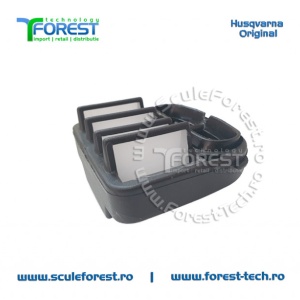 Filtru aer cu sita din plastic original pentru drujba Husqvarna 555, 560XP, Jonsered CS2258, CS2260 - Img 4