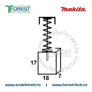 Perii colectoare (carbune) originale Makita CB204 - Img 3