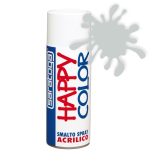 Vopsea spray "HAPPY COLOR" acrilic ALUMINIU - 400ml