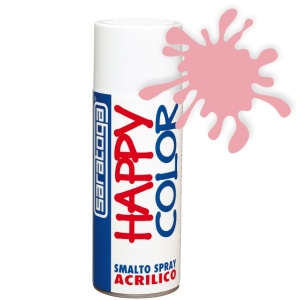 Vopsea spray "HAPPY COLOR" acrilic ROZ RAL 3015 - 400ml