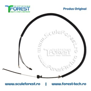 Cablu acceleratie original complet pentru motocoasa Husqvarna 129R, 325R