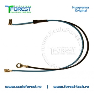 Cablu electric asamblat original pentru drujba Husqvarna 340, 345, 350, 357XP, 359, Jonsered CS2150, CS2156, CS2159