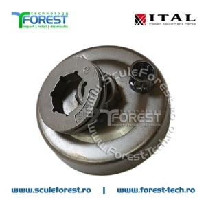 Carcasa ambreiaj compatibila pentru drujba Husqvarna 120MarkII, 235, 325e, 236, 236II, 240, 240e, Partner 351, 352, 371, 372, Jonsered CS2234, CS2238 cu sproket si rulment pas .3/8" - Img 4