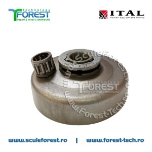 Carcasa ambreiaj compatibila pentru drujba Husqvarna 365, 365 X-TORQ, 371XP, 372XP, 372XP X-TORQ, Jonsered CS2166, CS2172 cu sproket si rulment pas .3/8" - Img 3