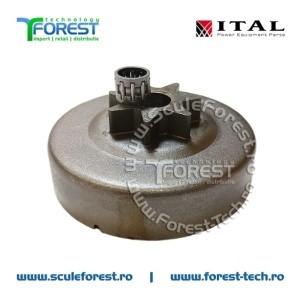 Carcasa ambreiaj compatibila pentru drujba Stihl MS290, MS310, MS360, MS390 cu pinion fix si rulment pas .3/8" - Img 2