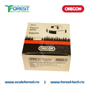 Carcasa ambreiaj Oregon pentru drujba Husqvarna 120MarkII, 236, 240, 240e, Jonsered CS2234, Cs2238, Partner 351, 352, 371, 372 cu pinion fix si rulment pas .3/8" - Img 6