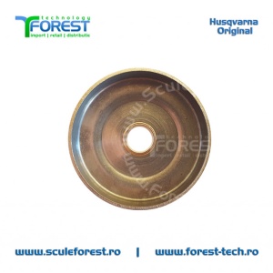 Carcasa ambreiaj originala pentru drujba Husqvarna 340, 340e, 345, 345e, 350, 350e, 445, 445e, 450 cu pinion fix si rulment pas .325" - Img 7