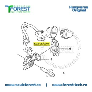 Conducta (furtun) carburant de revenire originala pentru drujba Husqvarna 545, 550XP, 550XP MarkII, 555, 560XP, 562XP, 565, 572XP, motocoasa Husqvarna 545RX - Img 5