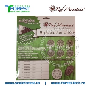 Disc (cutit) motocoasa BASIC VIDIA, arbusti 255mm 40dinti | SculeForest - Img 6