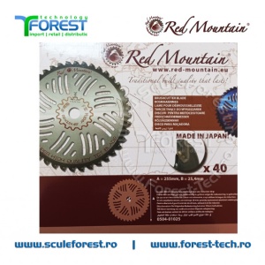 Disc (cutit) motocoasa VIDIA, arbusti 255mm 40dinti | SculeForest - Img 3