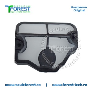 Filtru aer cu sita din plastic original pentru drujba Husqvarna 136, 137, 142 - Img 3