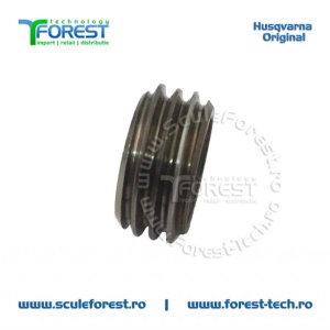 Melc ulei (pinion) original pentru pompa ulei drujba Husqvarna 40, 51, 55, Jonsered CS2050 - Img 6