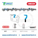 Pachet 3 lanturi drujba Oregon 14"(35cm), 26 dinti, pas 3/8, canal 1.3mm 91P