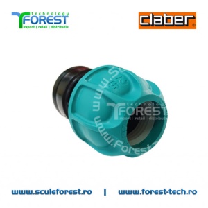 Racord filetat F Claber 3/4” - 1/2” Ø 20mm