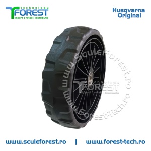 Roata spate originala pentru masina tuns gazon Husqvarna LC247, LC247i, LC247iX, LC247Li - Img 7