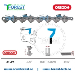 Rola lant drujba 21LPX OREGON pas 325 canal 1.5mm - Img 3