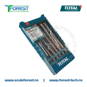 Set 5 burghie beton SDS Plus TOTAL | SculeForest.ro - Img 2