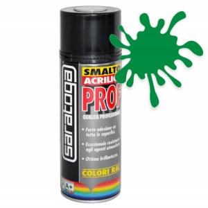 Spray email lucios SMALTO acrilic profesional VERDE RAL6002 - 400ml