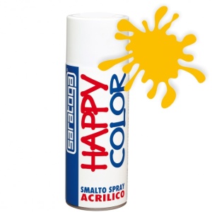 Vopsea spray "HAPPY COLOR" acrilic GALBEN CROM RAL 1007 - 400ml