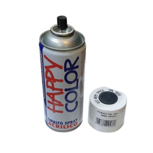 Vopsea spray "HAPPY COLOR" acrilic MARO ARAMIU RAL 8004 - 400ml - Img 3