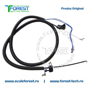 Cablu acceleratie complet original pentru motocoasa Husqvarna 125R, 128R - Img 4