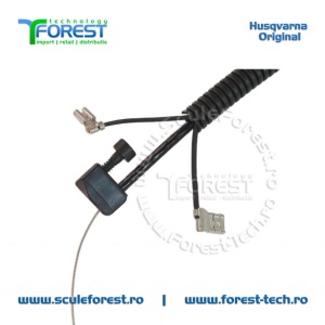 Cablu acceleratie complet original pentru motocoasa Husqvarna 135R, 333R, 535RX - Img 3