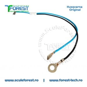 Cablu electric asamblat original pentru drujba Husqvarna 455 Rancher, 460 Rancher