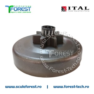 Carcasa ambreiaj compatibila pentru drujba Husqvarna 365, 365 X-TORQ, 371XP, 372XP, 372XP X-TORQ, Jonsered CS2166, CS2172 cu pinion fix si rulment pas .3/8" - Img 2
