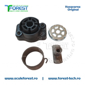 Clichet cu suport original set complet pentru motocoasa Husqvarna 125C, 125R - Img 2