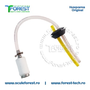 Conducta (furtun) carburant originala motocoasa Husqvarna 333R MarkII - Img 2