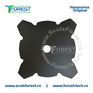 Disc (cutit) motocoasa Husqvarna Grass pt.iarba, 255mm, 4 cutite | SculeForest - Img 2