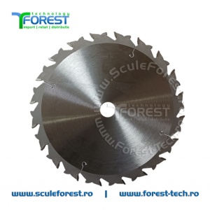 Disc (cutit) motocoasa VIDIA, arbusti 255mm 20dinti profil curb anti-recul | SculeForest - Img 2