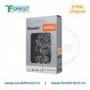Lant drujba Stihl 35cm, 25 dinti (50 eclise), pas 3/8, canal 1.3mm (colt rotund) - 3636 000 0050