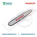 Pachet Anova sina 18" (45cm) pas 3/8" canal 1.5mm + 1 lant 34 dinti pas 3/8" canal 1.5 mm