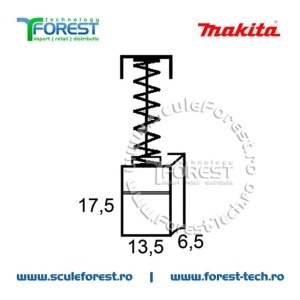 Perii colectoare (carbune) originale Makita CB155, CB161 - Img 2