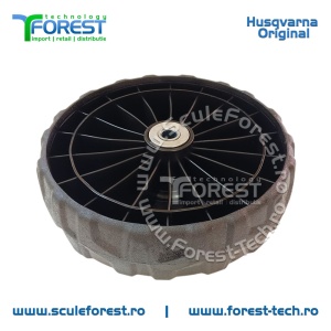 Roata fata originala pentru masina tuns gazon Husqvarna LC151, LC151S, LC356V, LC356VP, LC153S - Img 6