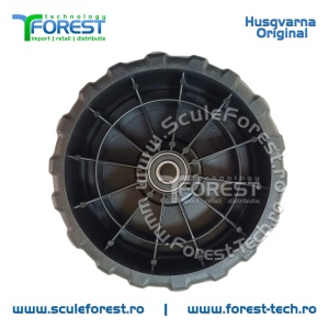 Roata fata originala pentru masina tuns gazon Husqvarna LC247, LC247S, LC247i, LC347iVX - Img 2