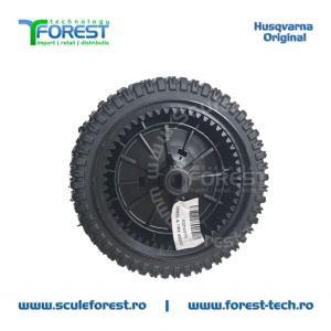 Roata fata originala pentru masina tuns gazon McCulloch, Partner, Poulan, Craftsman - Img 6