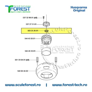 Rulment original la cap motocoasa T35X, T45X sau T55X Husqvarna - Img 7