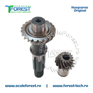 Set original pinioane angrenaj unghiular (reductor) motocoasa Husqvarna 343R, 345RX, 545RX, 545RXT - Img 2