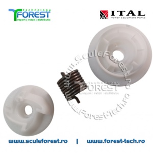 Tambur demaror KIT compatibil pentru drujba Husqvarna 340e, 345e, 435e, 440e, 450e, Jonsered CS2240, CS2245, CS2250