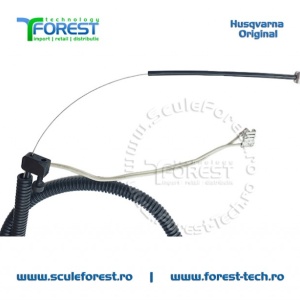 Cablu acceleratie complet original pentru motocoasa Husqvarna 545RX, 545RXT, 545FX, 545FXT - Img 2