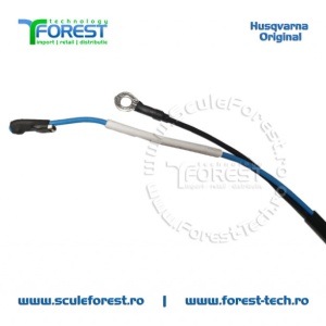 Cablu electric asamblat original pentru drujba Husqvarna 135, 140, 435, 435e, 440, 440e, Jonsered CS2240, CS2240S - Img 2