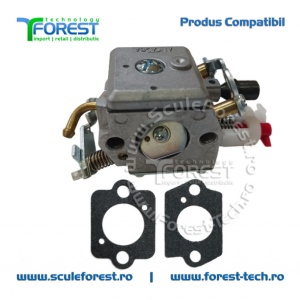 Carburator compatibil pentru drujba Husqvarna 340e, 345e, 350e - Img 4