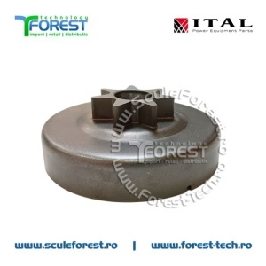 Carcasa ambreiaj compatibila pentru drujba Stihl 044, 046, MS382, MS440, MS441, MS460, MS462 cu pinion fix si rulment pas .3/8" - Img 3