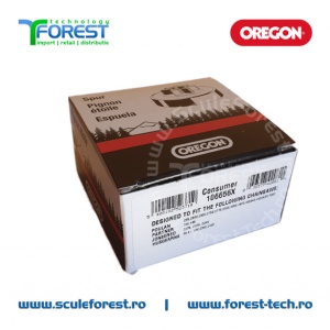 Carcasa ambreiaj Oregon pentru drujba Husqvarna 136, 137, 141, 142, 235, 235e cu pinion fix si rulment pas .3/8" - Img 4