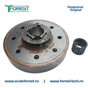 Carcasa ambreiaj originala pentru drujba Husqvarna 545, 550XP, 555, 560XP, 562XP, Jonsered CS2252, CS2253 cu sproket si rulment pas .325" - Img 5