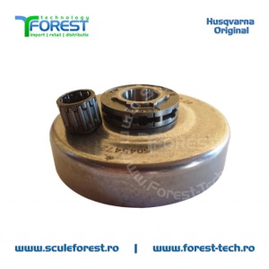 Carcasa ambreiaj originala pentru drujba Husqvarna 570, 575XP, 576XP cu sproket si rulment pas .3/8"