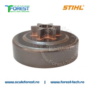 Carcasa ambreiaj originala pentru drujba Stihl MS231, MS231C, MS241C cu pinion fix pas .3/8" - Img 4
