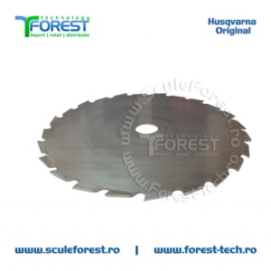 Disc (cutit) motocoasa Husqvarna Maxi, arbusti 225mm 24dinti | SculeForest - Img 3